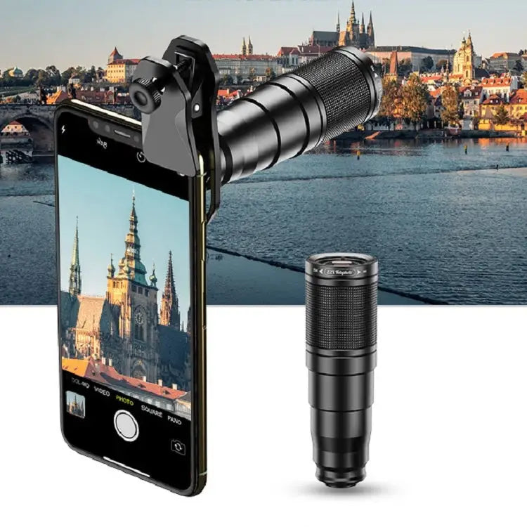 APEXEL APL-22X105 4 in 1 Metal 22X Telephoto + Fisheye + Wide Angle + Macro Starlight Polarization Universal External