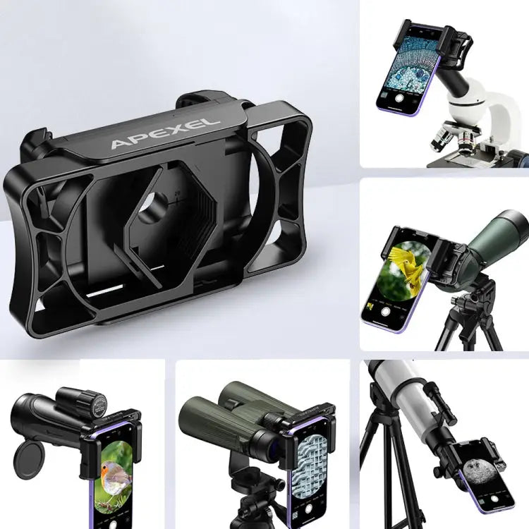APEXEL APL-F002 Dual Monocular Bird Watching Camera Universal Eyepiece Connector Phone Accessories APL-F002 - APL-F002