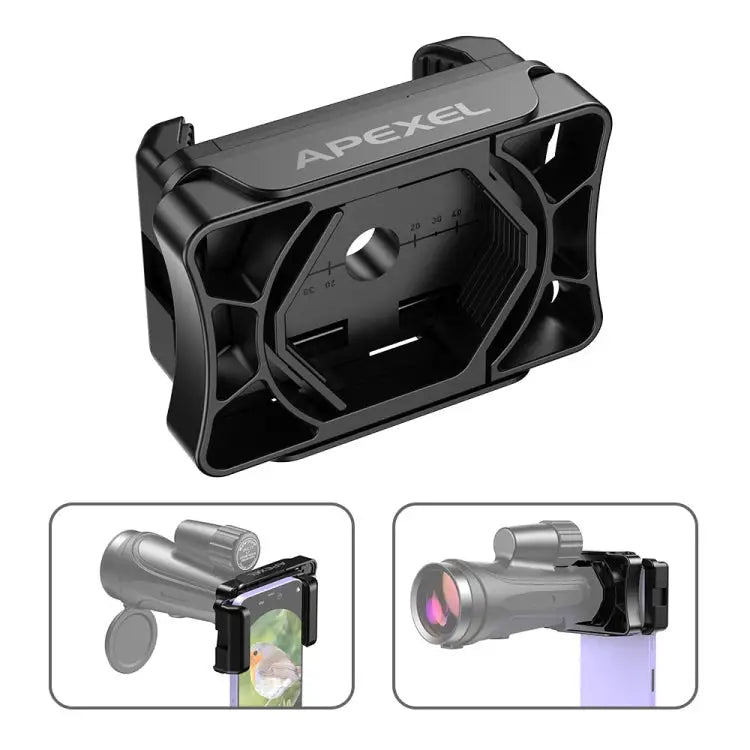 APEXEL APL-F002 Dual Monocular Bird Watching Camera Universal Eyepiece Connector Phone Accessories APL-F002 - APL-F002