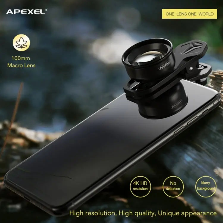 APEXEL APL-HB100MM HD Insect Jewelry 100 Micro External Mobile Phone Lens APL-HB100MM - APL-HB100MM