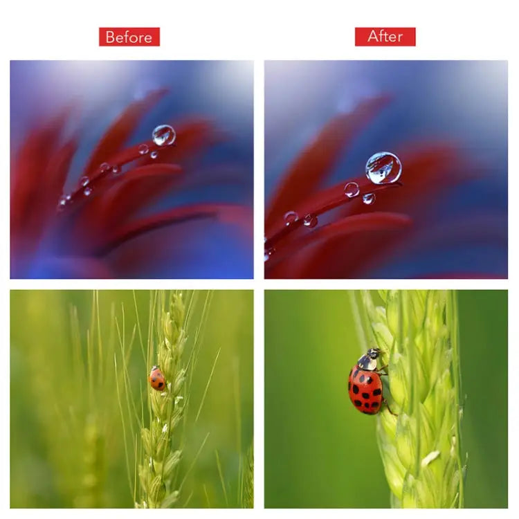 APEXEL APL-HB10X Macro Lens Telephoto Clip + Star Light Filter + CPL Phone Lens Kit APL-HB10X - APL-HB10X