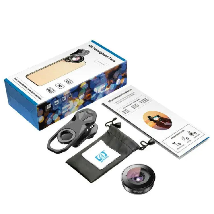 APEXEL APL-HB195 195 Degrees Fisheye Professional HD External Mobile Phone Universal Lens 195 Degrees Fisheye - 195