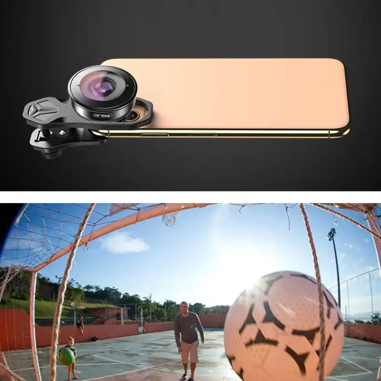 APEXEL APL-HB195 195 Degrees Fisheye Professional HD External Mobile Phone Universal Lens 195 Degrees Fisheye - 195