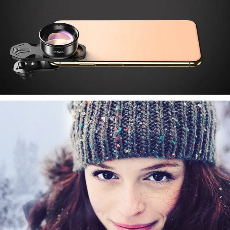 APEXEL APL-HB2X 2X Telephoto Lens Extended Professional HD External Mobile Phone Universal Lens 2X Telephoto - 2X