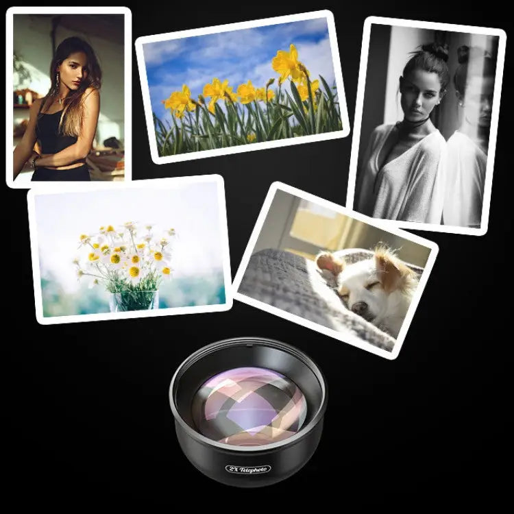 APEXEL APL-HB2X 2X Telephoto Lens Extended Professional HD External Mobile Phone Universal Lens 2X Telephoto - 2X
