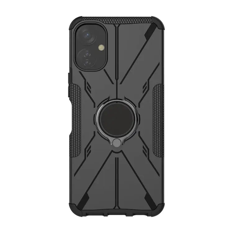 Armor Bear Shockproof PC + TPU Phone Case with Ring For Infinix Note 12 G96 For Tecno Spark 9T For Motorola Moto G62 5G