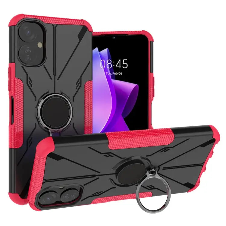 Armor Bear Shockproof PC + TPU Phone Case with Ring For Infinix Note 12 G96 For Tecno Spark 9T For Motorola Moto G62 5G