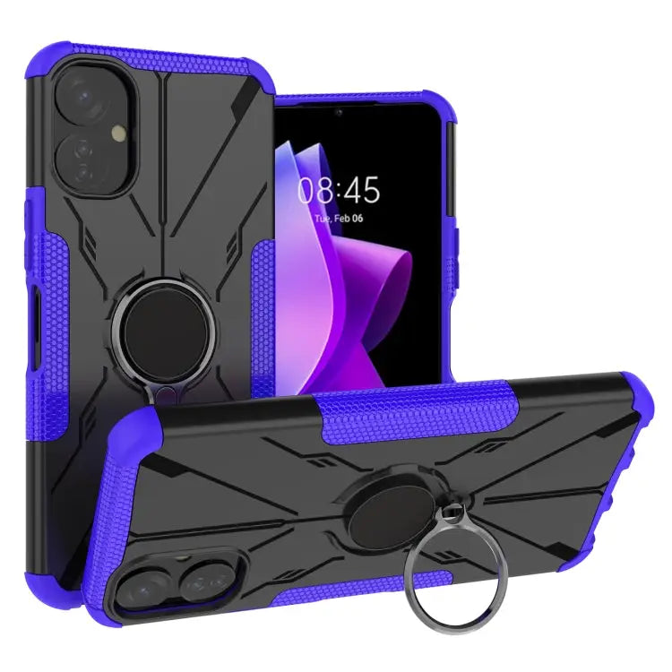 Armor Bear Shockproof PC + TPU Phone Case with Ring For Infinix Note 12 G96 For Tecno Spark 9T For Motorola Moto G62 5G