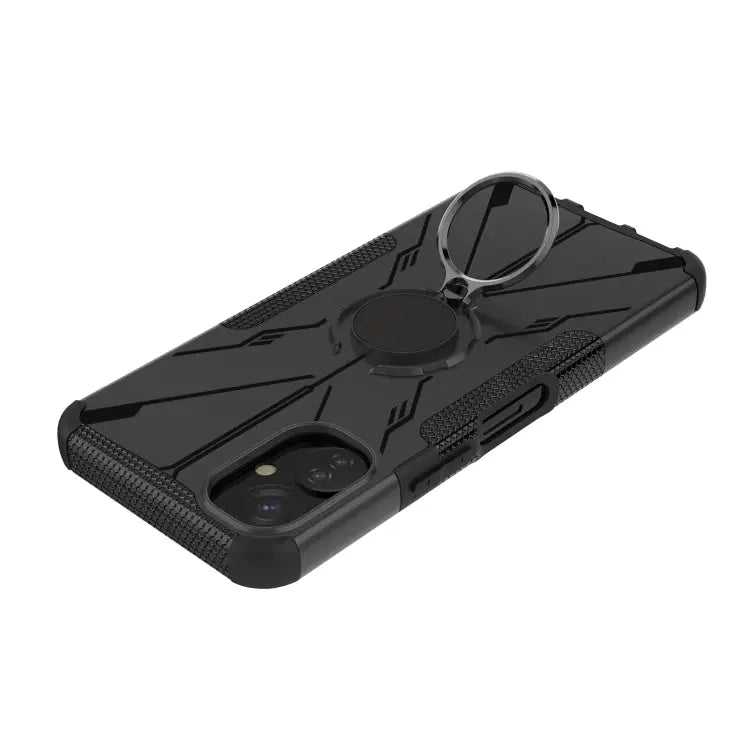 Armor Bear Shockproof PC + TPU Phone Case with Ring For Infinix Note 12 G96 For Tecno Spark 9T For Motorola Moto G62 5G