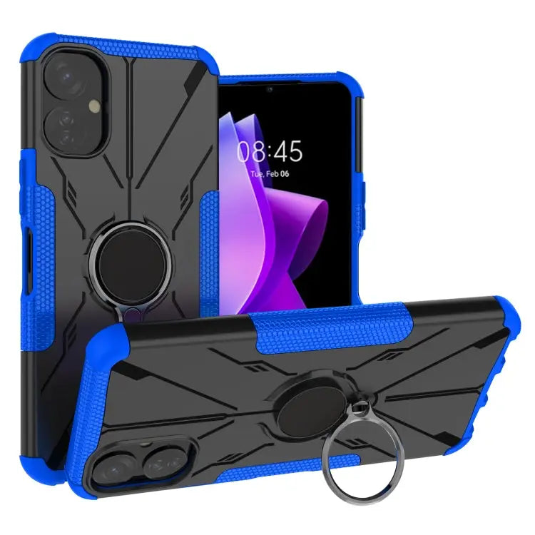 Armor Bear Shockproof PC + TPU Phone Case with Ring For Infinix Note 12 G96 For Tecno Spark 9T For Motorola Moto G62 5G