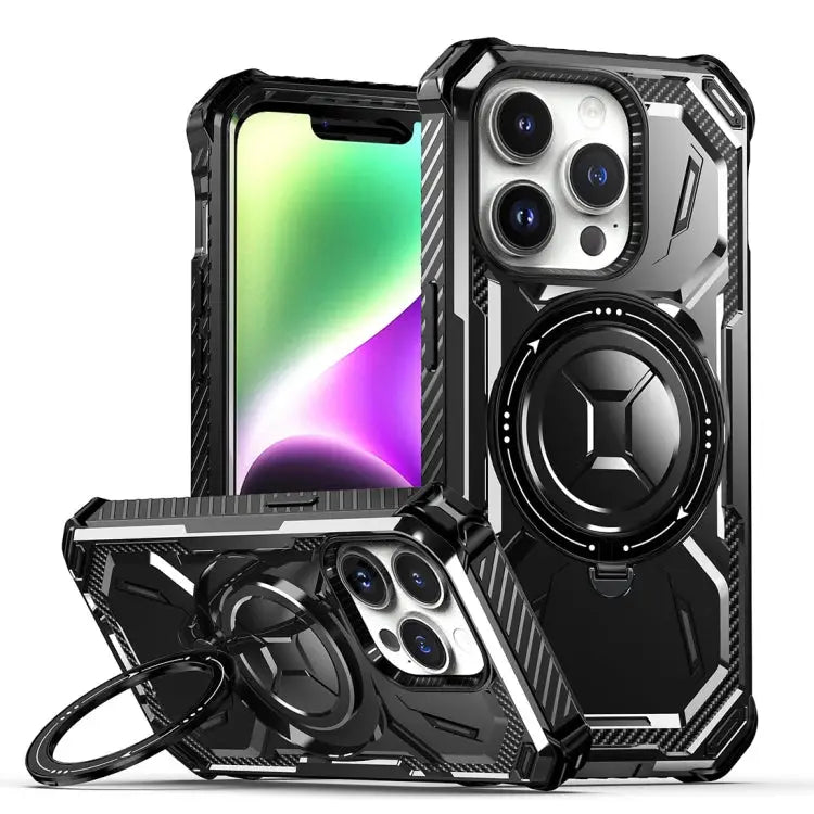 Armor Series Holder Phone Case For iPhone 15 Pro Max For iPhone 15 Pro For iPhone 15 Plus For iPhone 15 - For iPhone 15
