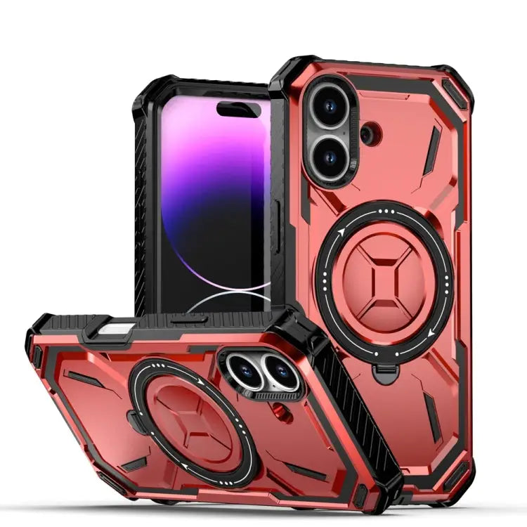 Armor Series Holder Phone Case For iPhone 16 Pro Max For iPhone 16 Pro For iPhone 16 Plus For iPhone 16 - For iPhone 16