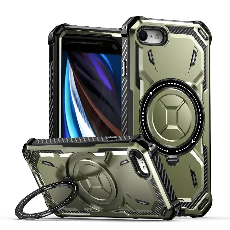 Armor Series Holder Phone Case For iPhone SE 2022 / 2020 / 8 / 7 For iPhone XR - For iPhone SE 2022 / 2020 / 8 / 7