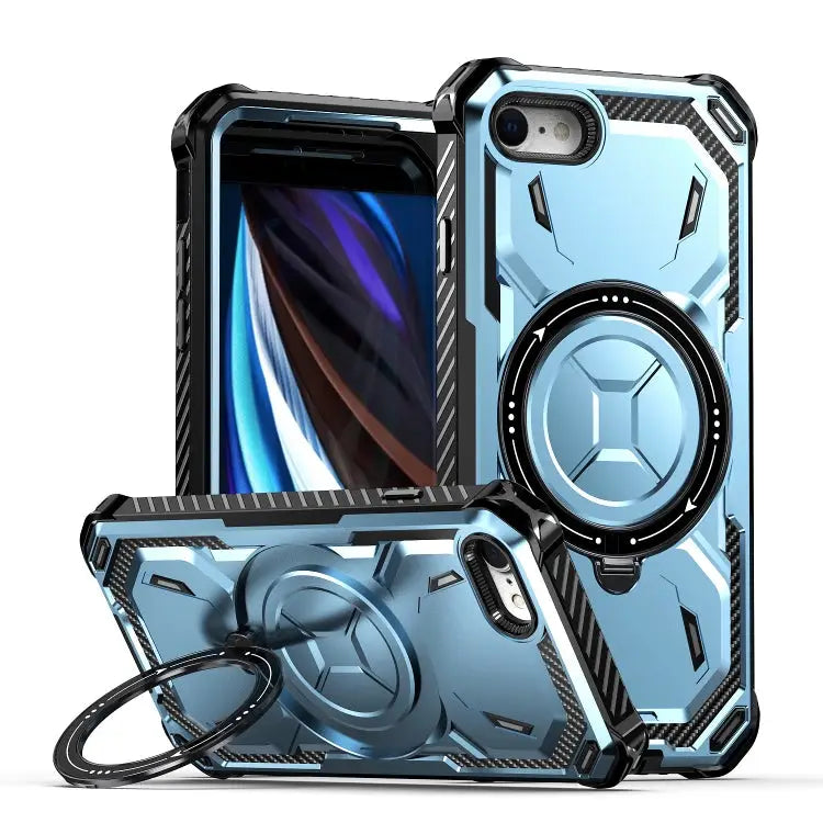 Armor Series Holder Phone Case For iPhone SE 2022 / 2020 / 8 / 7 For iPhone XR - For iPhone SE 2022 / 2020 / 8 / 7