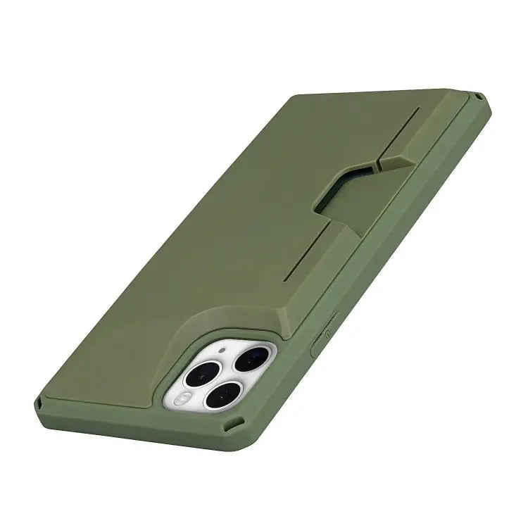 Armor Shockproof TPU + PC Hard Case with Card Slot Holder Funtion For iPhone 12 mini For iPhone 12 / 12 Pro For iPhone