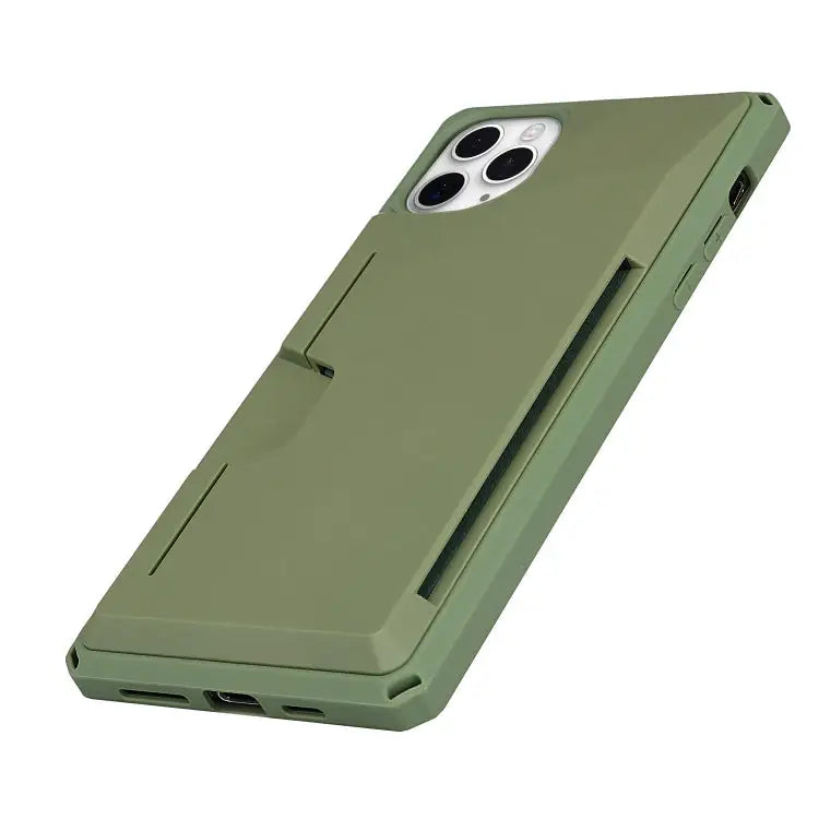 Armor Shockproof TPU + PC Hard Case with Card Slot Holder Funtion For iPhone 12 mini For iPhone 12 / 12 Pro For iPhone