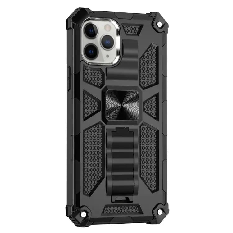 Armor Shockproof TPU + PC Magnetic Protective Case with Holder For iPhone 12 mini For iPhone 12 / 12 Pro For iPhone 12