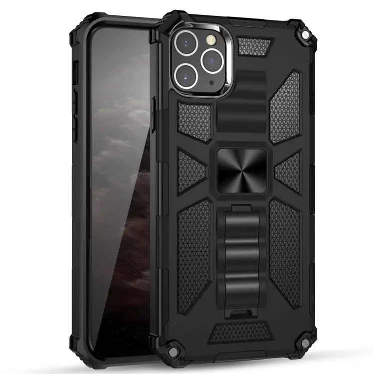 Armor Shockproof TPU + PC Magnetic Protective Case with Holder For iPhone 11 For iPhone 11 Pro For iPhone 11 Pro Max