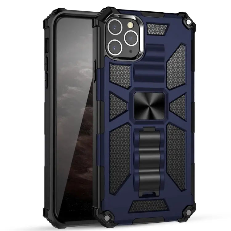 Armor Shockproof TPU + PC Magnetic Protective Case with Holder For iPhone 11 For iPhone 11 Pro For iPhone 11 Pro Max