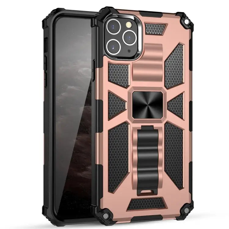 Armor Shockproof TPU + PC Magnetic Protective Case with Holder For iPhone 11 For iPhone 11 Pro For iPhone 11 Pro Max
