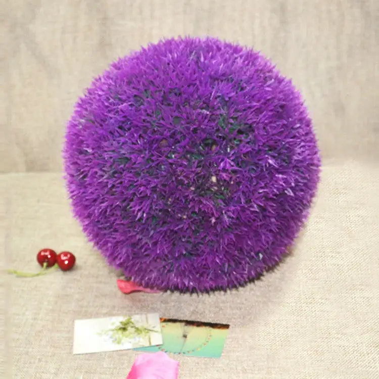 Artificial Grass Plant Ball Topiary Wedding Event Home Outdoor Decoration Hanging Ornament Diameter: 4.7 inch 4.7 inch