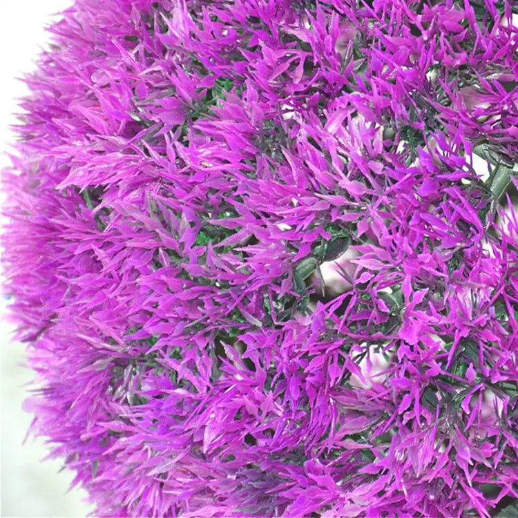 Artificial Grass Plant Ball Topiary Wedding Event Home Outdoor Decoration Hanging Ornament Diameter: 4.7 inch 4.7 inch