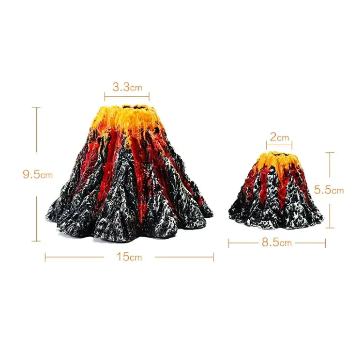 Artificial Tree Plant Grass Fish Tank Decoration Volcano Rock Landscape Creative Rockery Resin Ornaments Aquarium Air