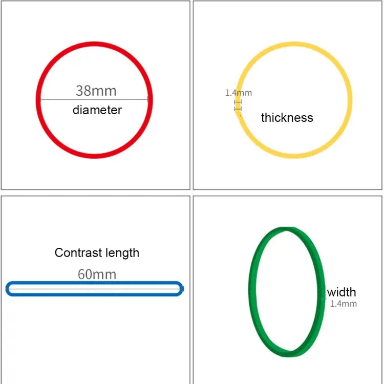 Assorted Color Sturdy Stretchable Elastic Rubber Bands School Office Supplies Stationery 1KG Per Bag Assorted Color