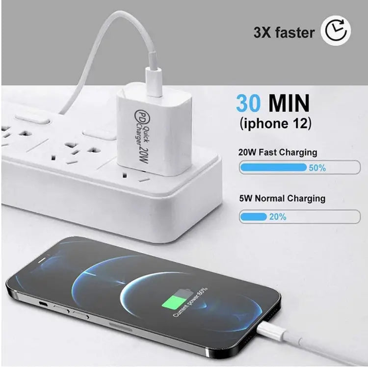 AU-20W PD USB-C / Type-C Travel Charger for Mobile Phone AU Plug - AU Plug