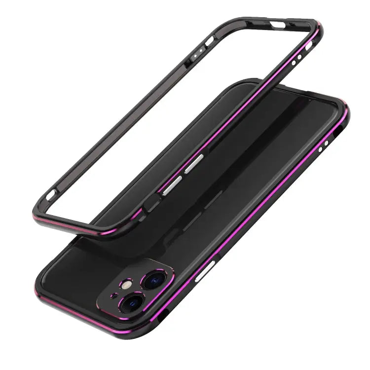 Aurora Series Lens Protector + Metal Frame Protective Case For iPhone 11 For iPhone 11 Pro For iPhone 11 Pro Max