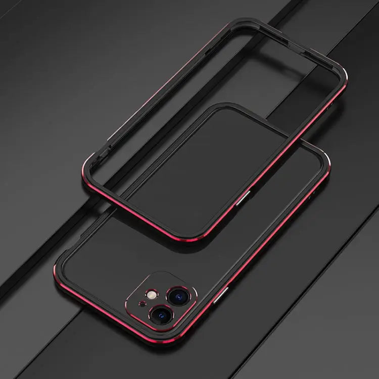Aurora Series Lens Protector + Metal Frame Protective Case For iPhone 11 For iPhone 11 Pro For iPhone 11 Pro Max