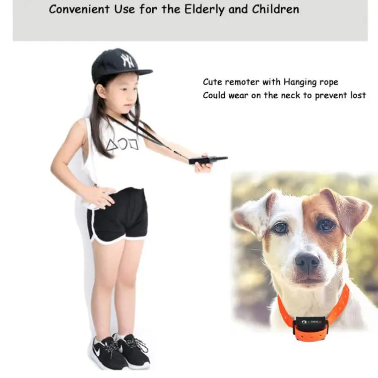 Automatic Anti Barking Collar Pet Training Control System + Electric Shock PU Leather Collar for Dogs PD520 - PD520