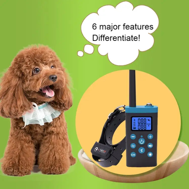 Automatic Anti Barking Collar Pet Training Control System + Electric Shock PU Leather Collar for Dogs PD525 - PD525