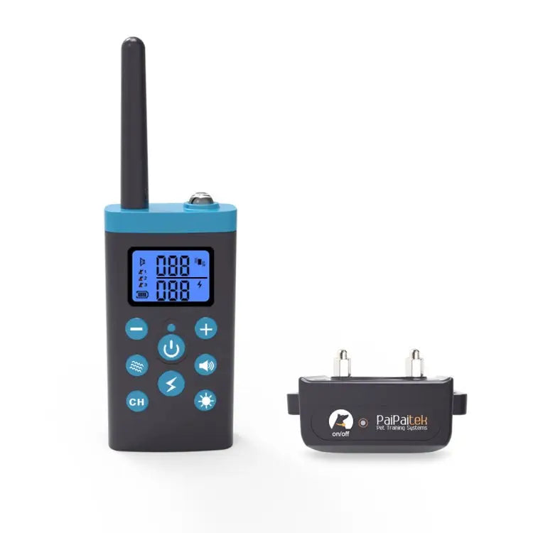 Automatic Anti Barking Collar Pet Training Control System + Electric Shock PU Leather Collar for Dogs PD525 - PD525