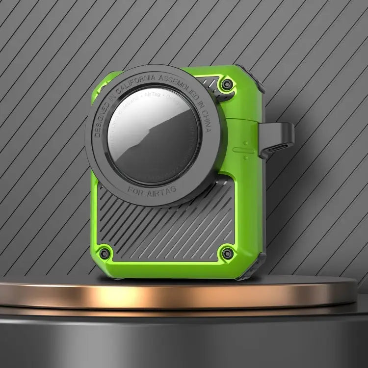 Automatic Flip Switch TPU + PC Earphone Case with AirTag For AirPods Pro For AirPods 1/2 - For AirPods 1/2 / Light