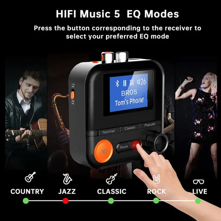 AUX 2RCA TF Bluetooth Adapter Wireless Receiver Transmitter BR05 - BR05