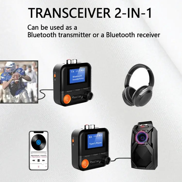 AUX 2RCA TF Bluetooth Adapter Wireless Receiver Transmitter BR05 - BR05