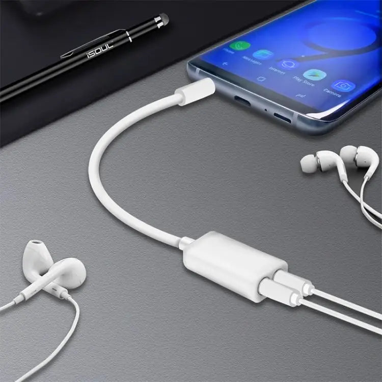 Aux Audio Cable 3.5mm to 2 x Female Splitter Adapter Compatible with Phones Tablets Headphones MP3 Player Car/Home