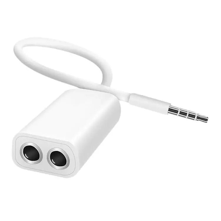 Aux Audio Cable 3.5mm to 2 x Female Splitter Adapter Compatible with Phones Tablets Headphones MP3 Player Car/Home