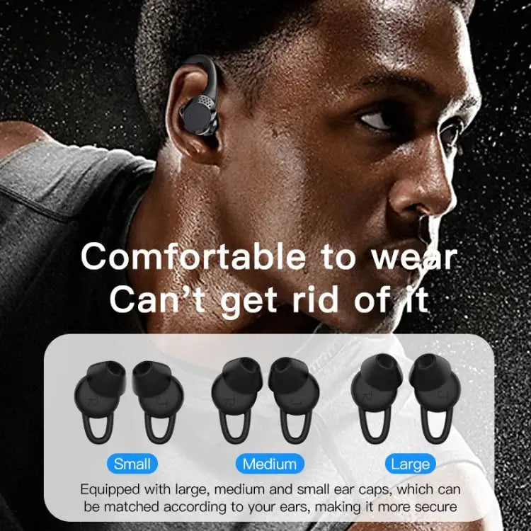 AX9 Noise Reduction Digital Display With Charging Bin Bluetooth Headset AX9 Black - AX9 Black