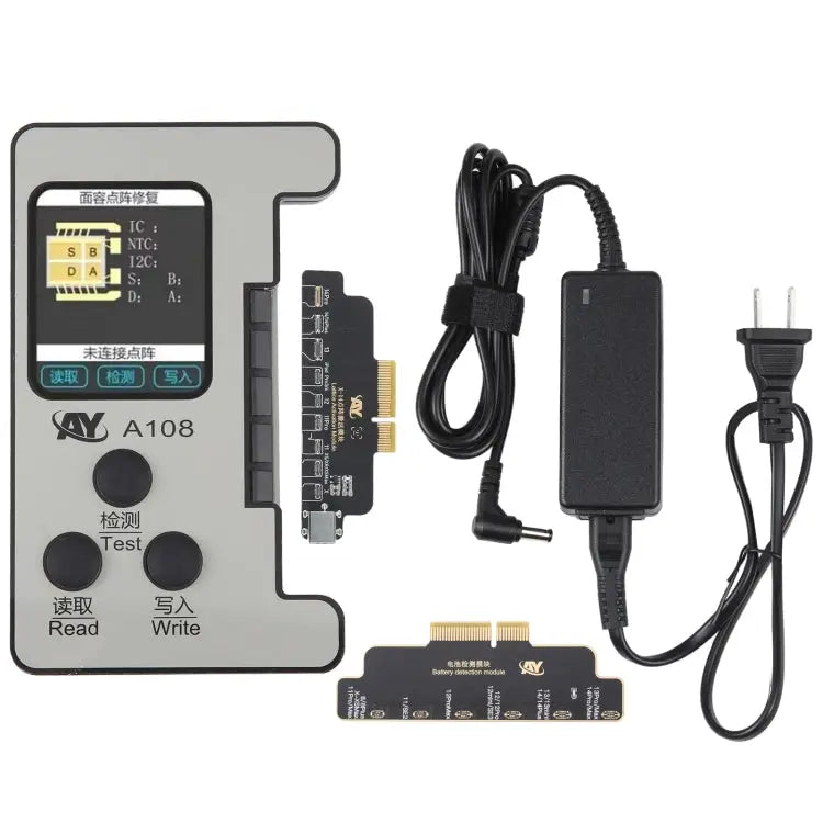 AY A108 Multi-function Dot Matrix Battery Repair Programmer for iPhone 8-14 Pro Max - A108 for iPhone 8-14 Pro Max
