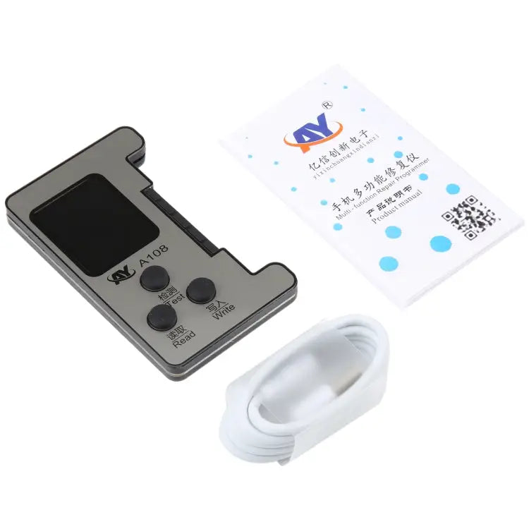 AY A108 Multi-function Dot Matrix Battery Repair Programmer for iPhone 8-14 Pro Max - A108 for iPhone 8-14 Pro Max