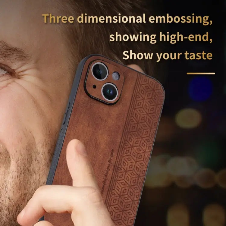 AZNS 3D Embossed Skin Feel Phone Case - Apple Accessories