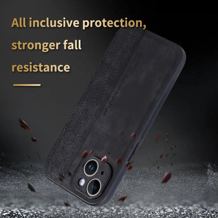 AZNS 3D Embossed Skin Feel Phone Case - Apple Accessories