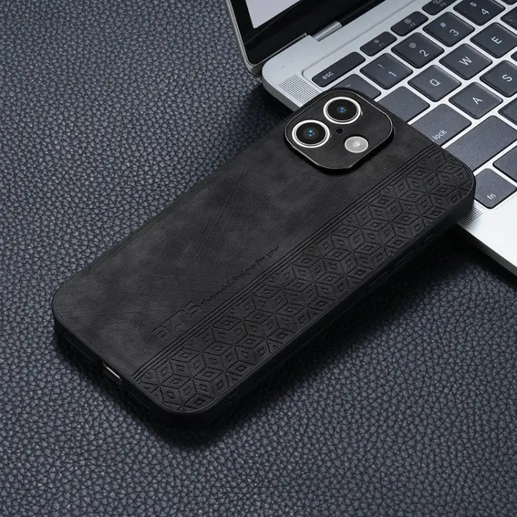 AZNS 3D Embossed Skin Feel Phone Case For iPhone 15 - Apple Accessories
