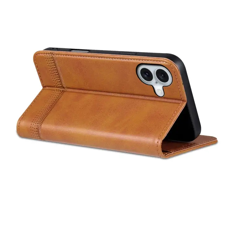AZNS Magnetic Calf Texture Flip Leather Phone Case - Apple Accessories