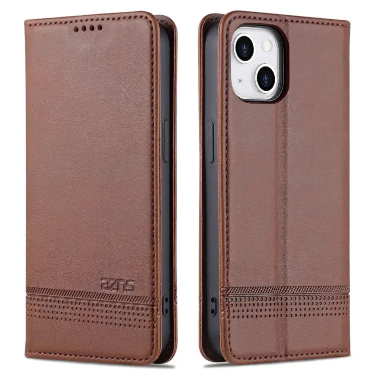 AZNS Magnetic Calf Texture Flip Leather Phone Case For iPhone 14 For iPhone 14 Plus For iPhone 14 Pro For iPhone 14 Pro