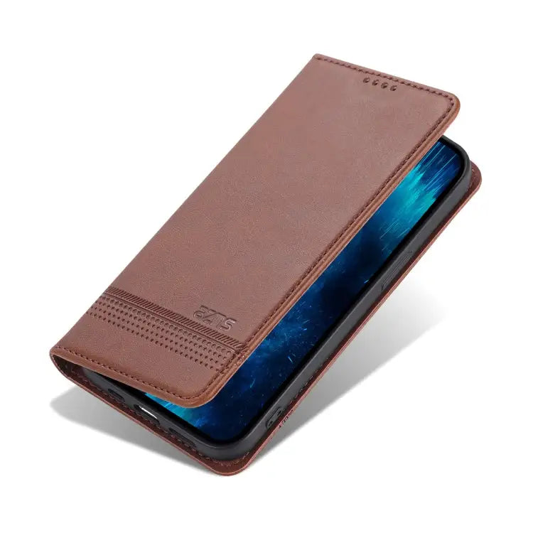 AZNS Magnetic Calf Texture Flip Leather Phone Case For iPhone 14 For iPhone 14 Plus For iPhone 14 Pro For iPhone 14 Pro