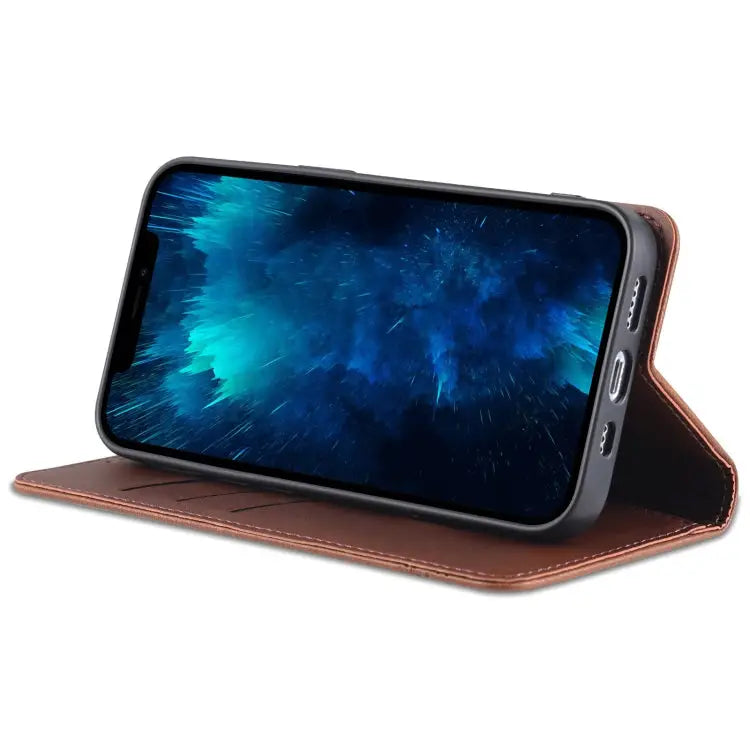 AZNS Magnetic Calf Texture Flip Leather Phone Case For iPhone 14 For iPhone 14 Plus For iPhone 14 Pro For iPhone 14 Pro