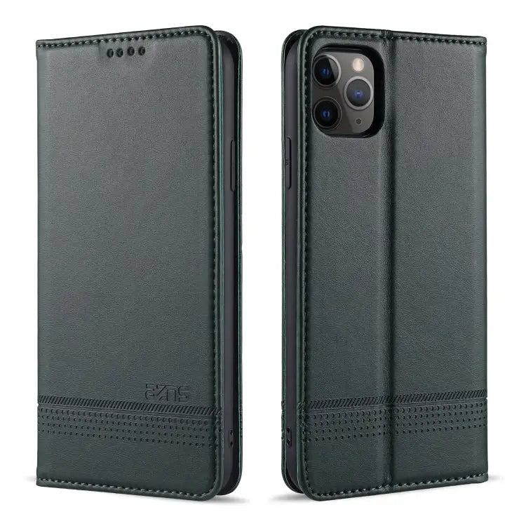 AZNS Magnetic Calf Texture Horizontal Flip Leather Case with Card Slots & Holder & Wallet For iPhone 12 Pro Max